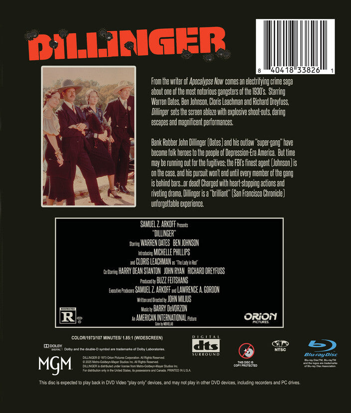 Dillinger - Back Panel - 