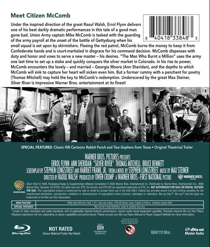 silver river - Back Panel - Blu-ray