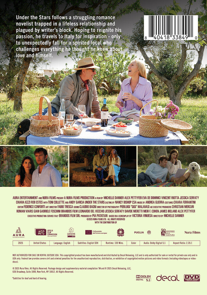 under the stars - Back Panel - DVD