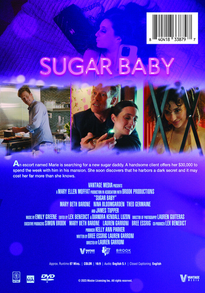 sugar baby - Back Panel - DVD