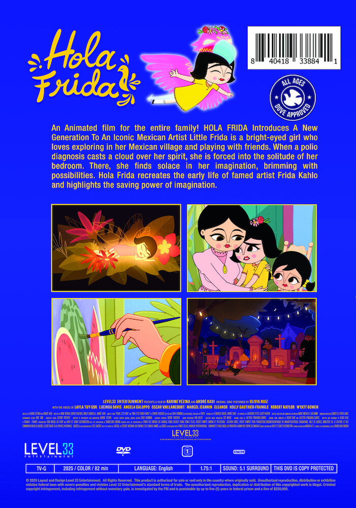 hola frida - Back Panel - DVD