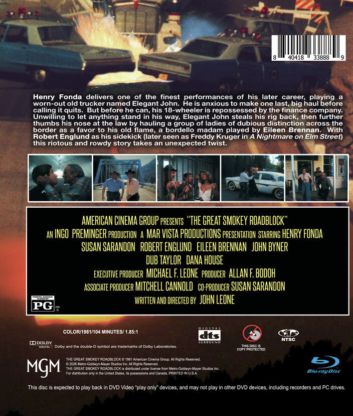 The Great Smokey Roadblock - Back Panel - 