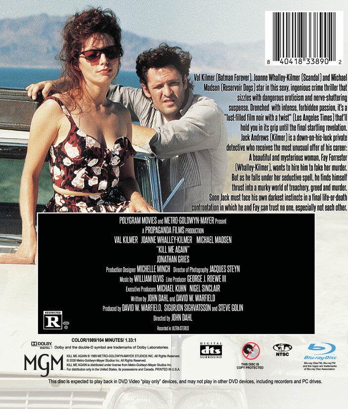 Kill Me Again [Blu-ray] - Back Panel - 