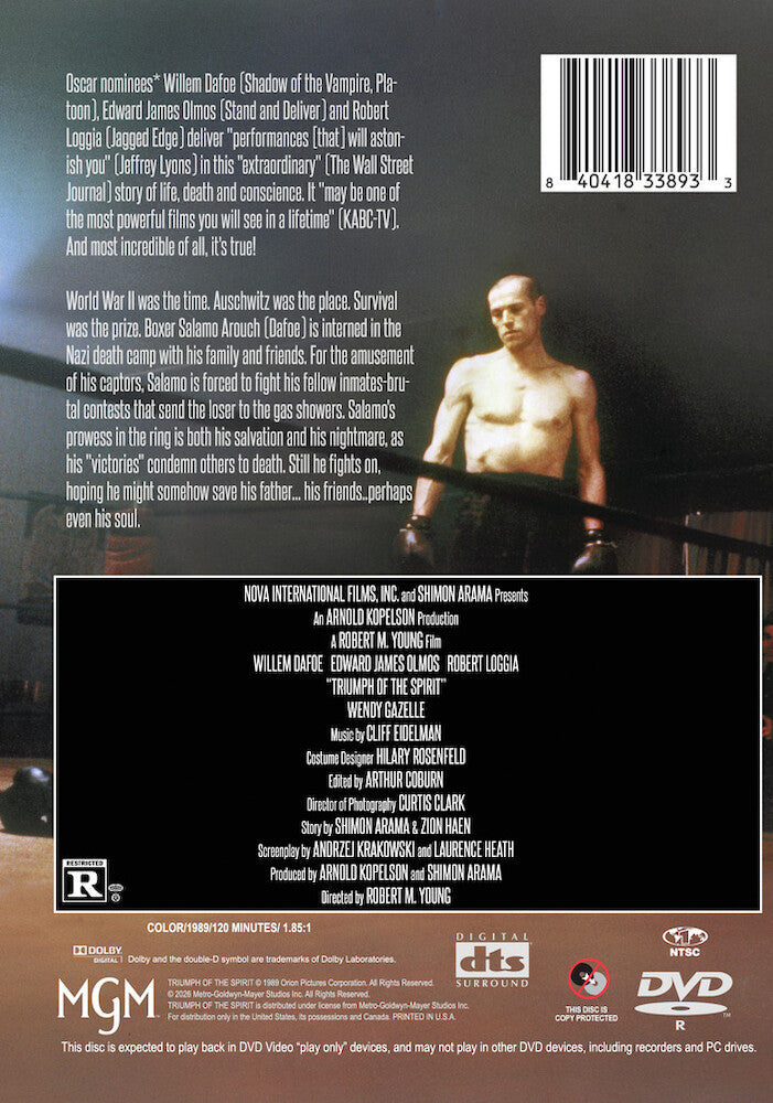 Triumph of the Spirit - Back Panel - 