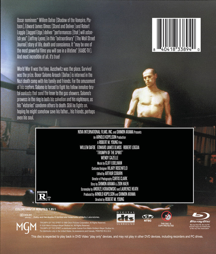 Triumph of the Spirit - Back Panel - 