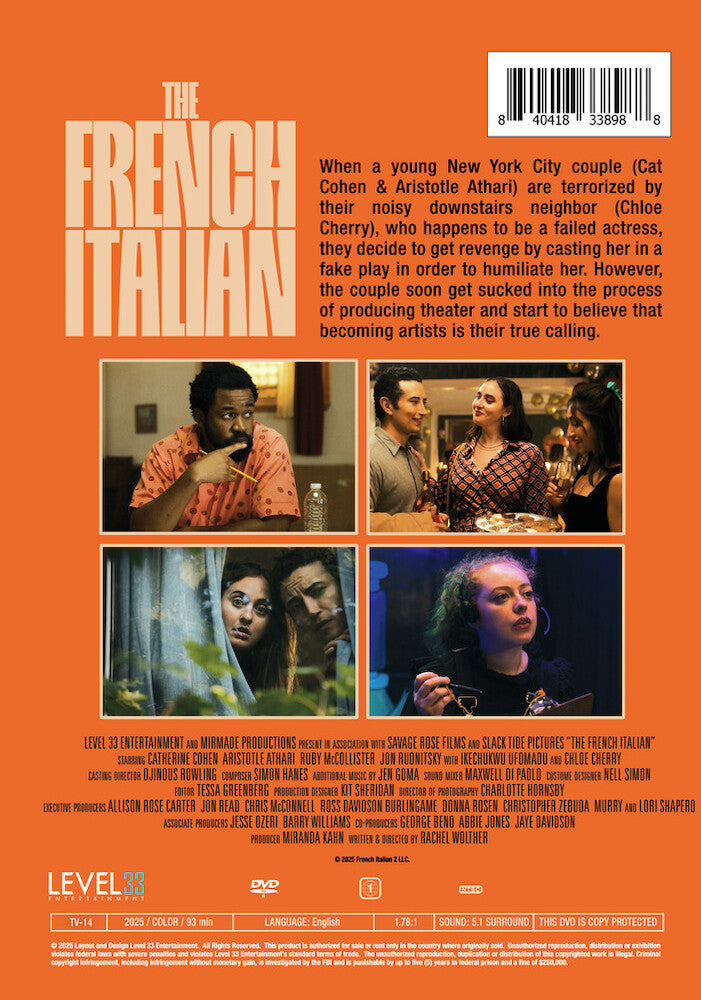 The French Italian - Back Panel - 