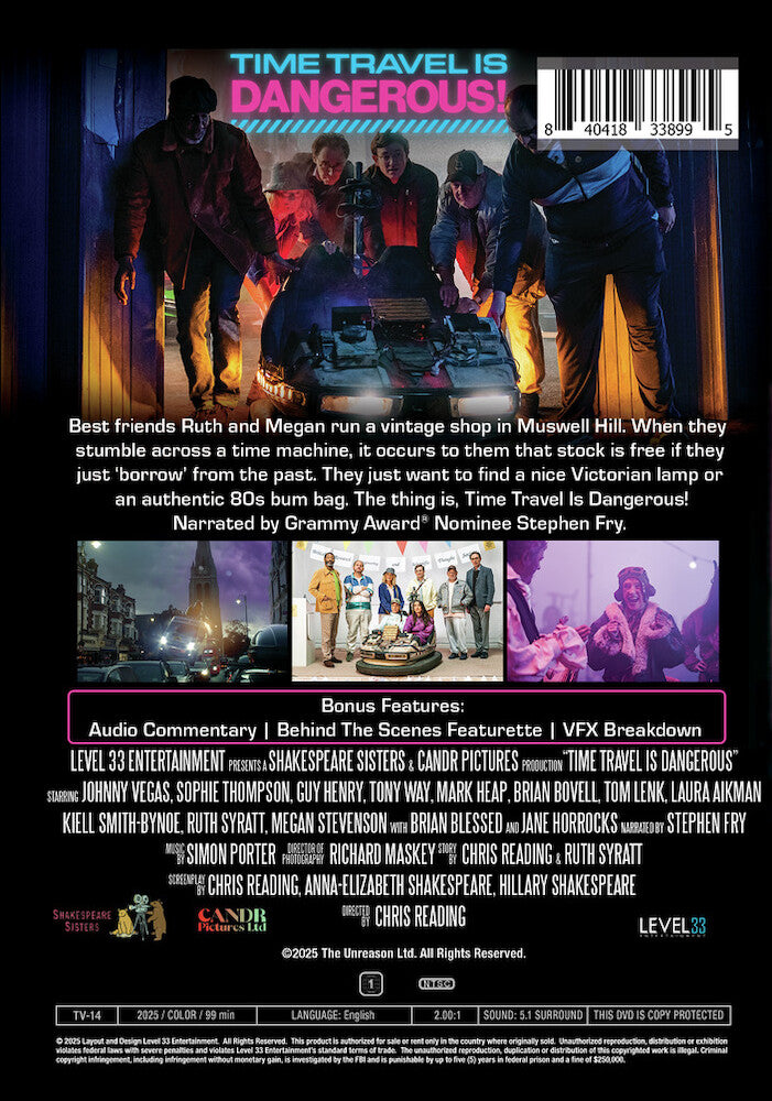 Time Travel is Dangerous - Back Panel - 