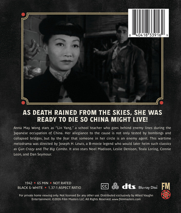 Bombs Over Burma (1942) | Newly Restored Archive Collection [Blu-ray] - Back Panel - 