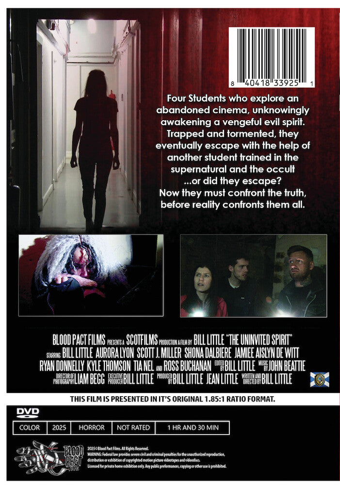 The Uninvited Spirit - Back Panel - 