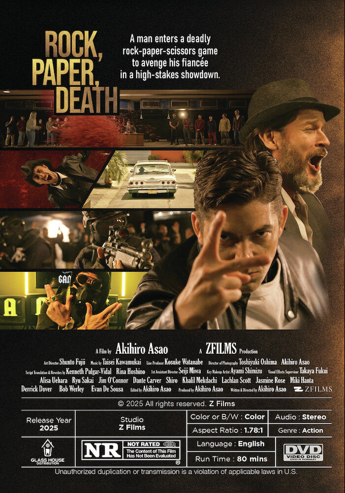 rock, paper, death - Back Panel - DVD