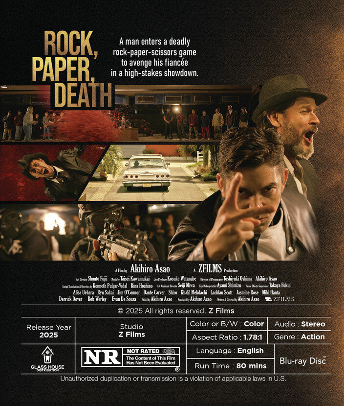 rock, paper, death - Back Panel - Blu-ray