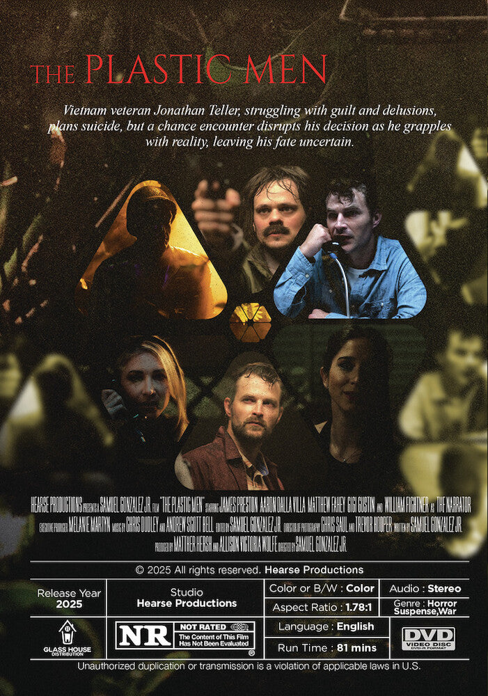 the plastic men - Back Panel - DVD