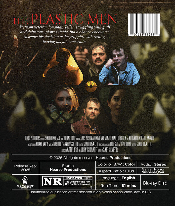 the plastic men - Back Panel - Blu-ray