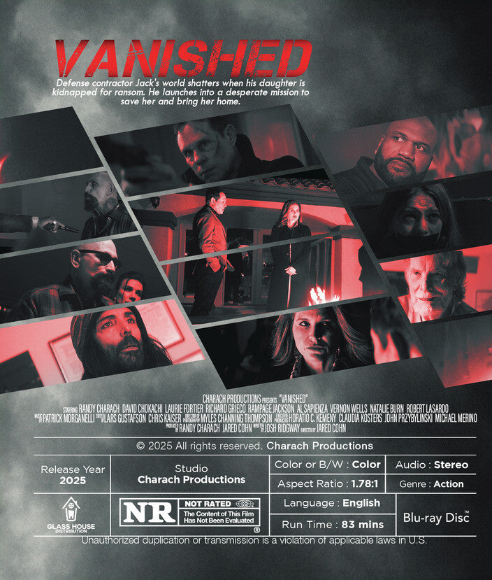 vanished - Back Panel - Blu-ray