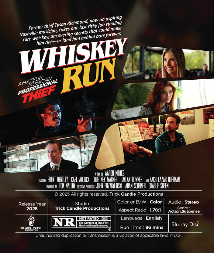 whiskey run - Back Panel - Blu-ray