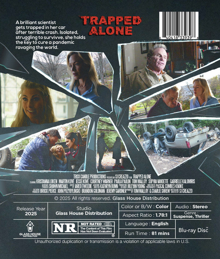 Trapped Alone - Back Panel - 