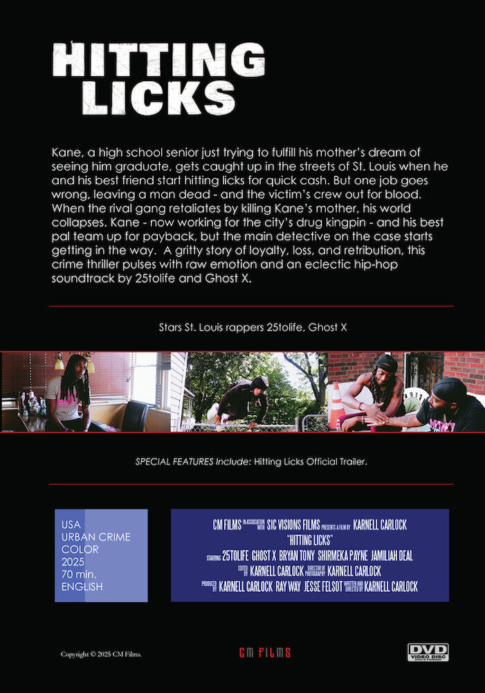 Hitting Licks - Back Panel - 