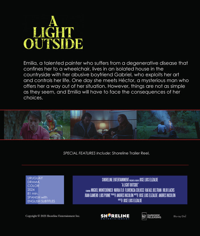 a light outside - Back Panel - Blu-ray