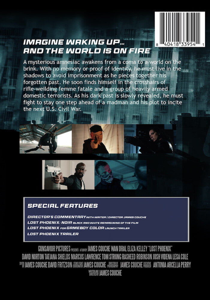 lost phoenix - Back Panel - DVD