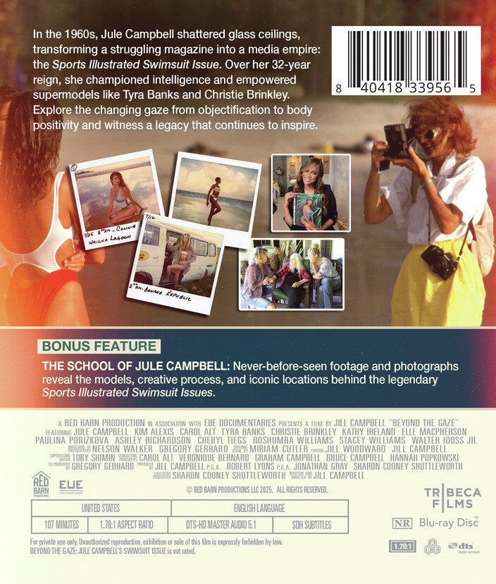 beyond the gaze: jule campbell's swimsuit issue - Back Panel - Blu-ray