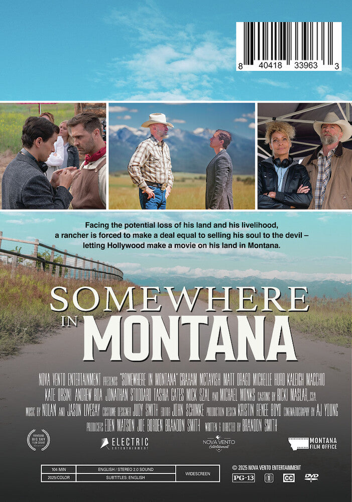 Somewhere In Montana - Back Panel - 
