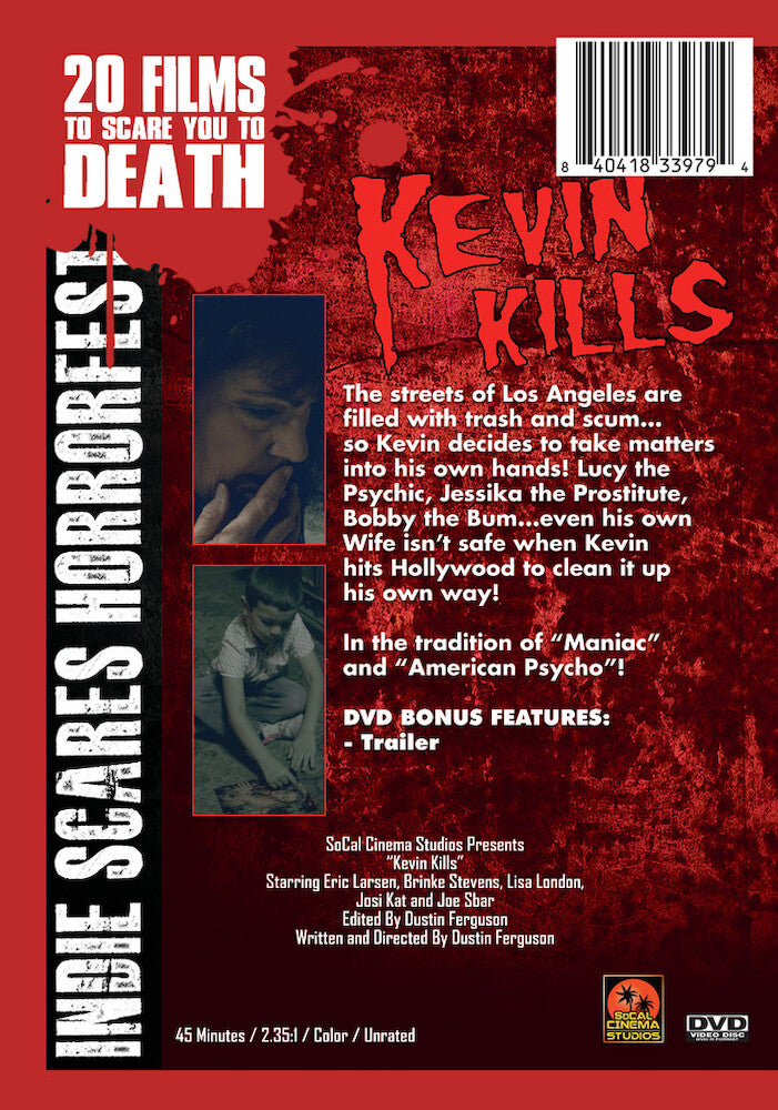 kevin kills - Back Panel - DVD