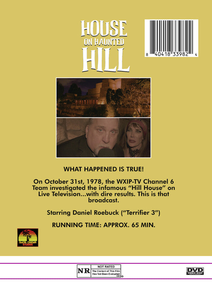 House on Haunted Hill - Back Panel - 