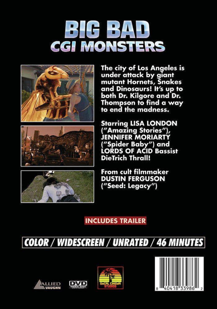 Big Bad CGI Monsters - Back Panel - 