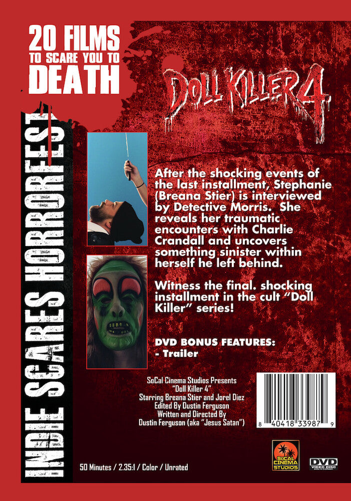 Doll Killer 4 - Back Panel - 