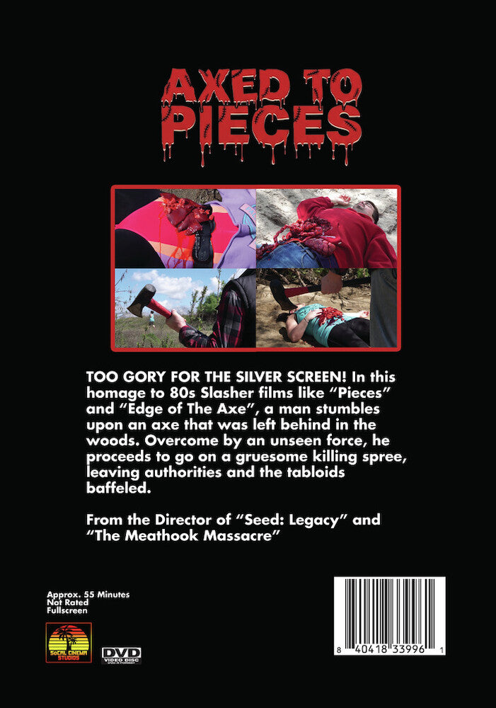 Axed To Pieces - Back Panel - 