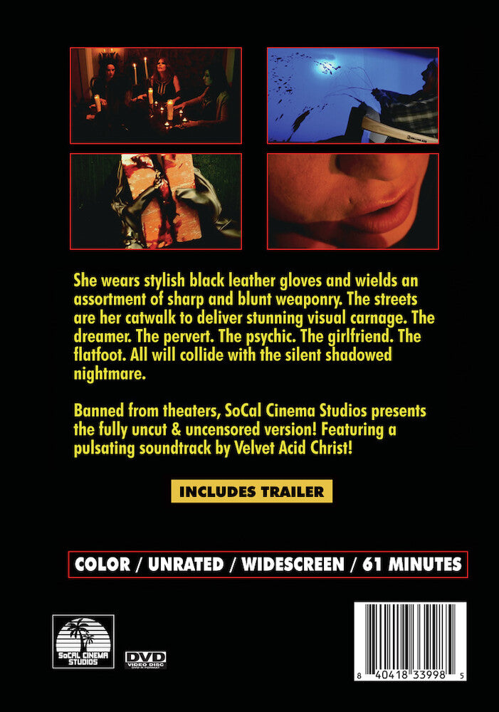The Killer Stalks at Midnight - Back Panel - 