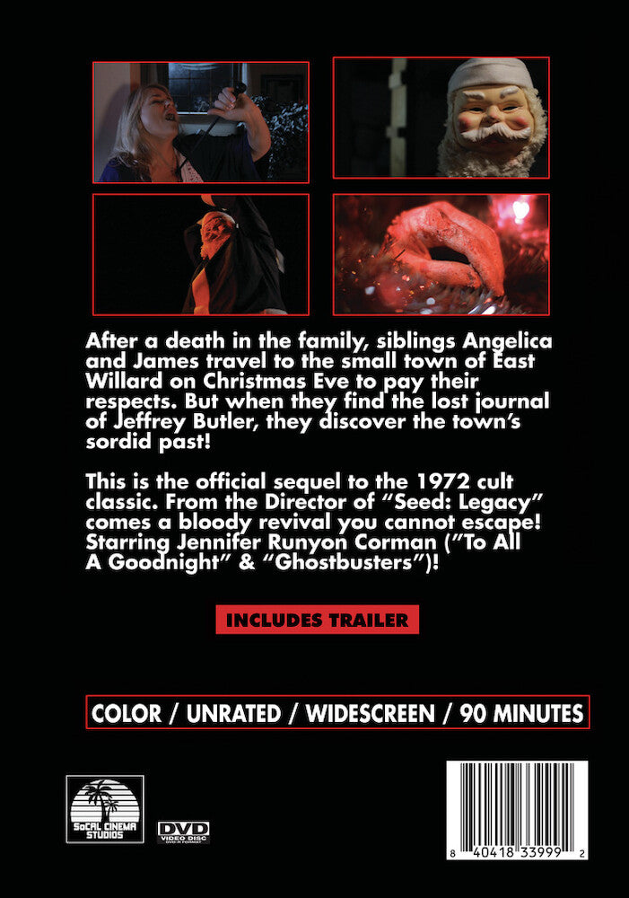 Silent Night, Bloody Night 2 - Back Panel - 