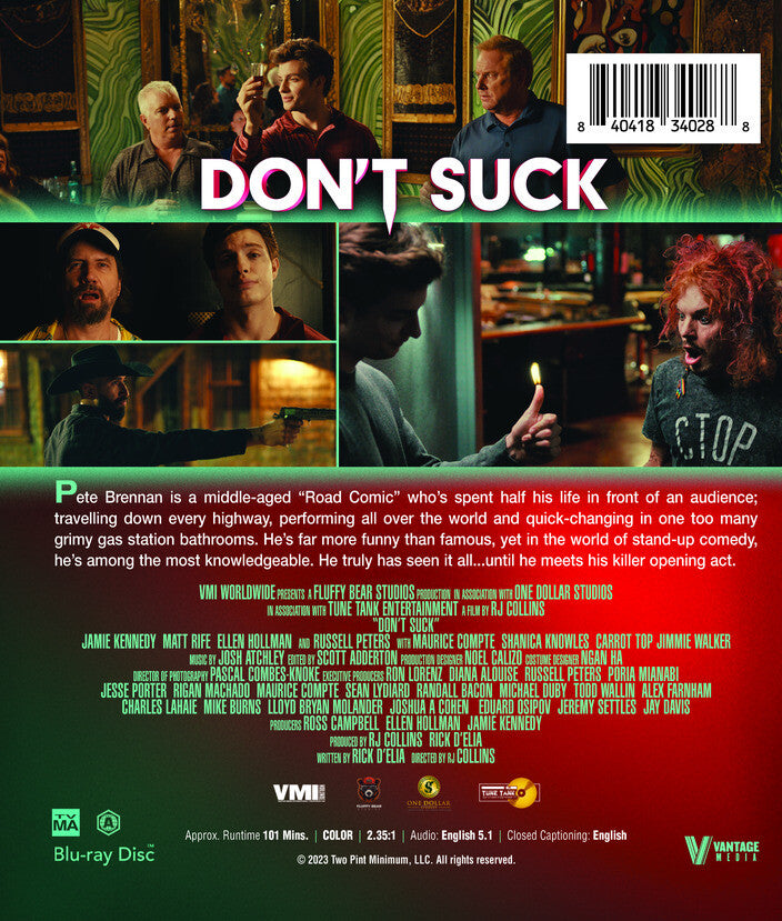 Don't Suck [Blu-ray] - Back Panel - 