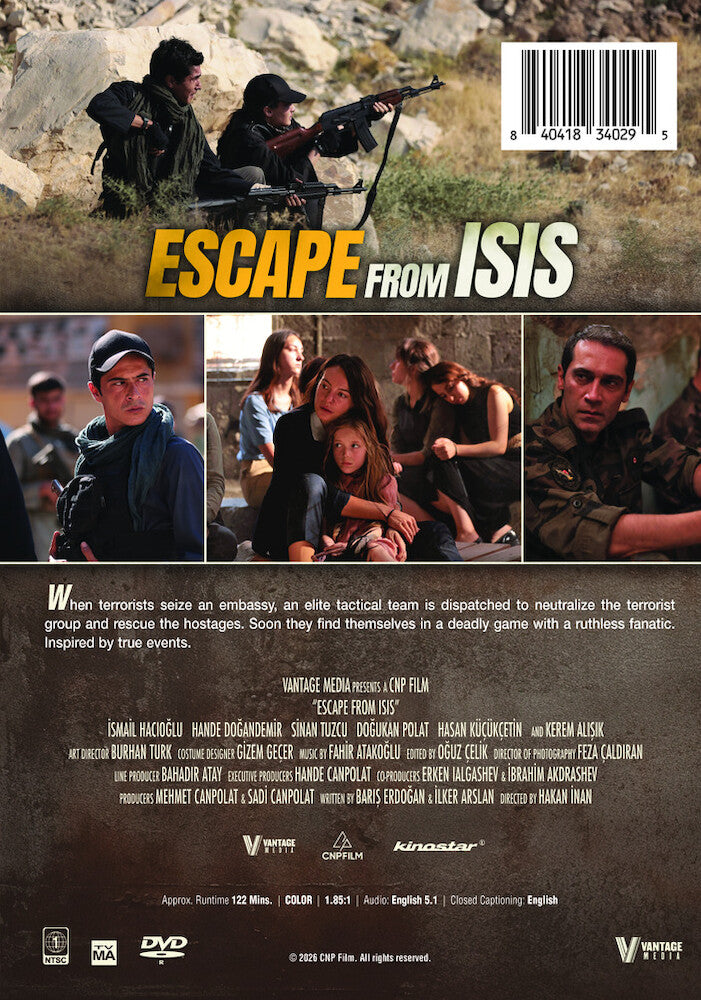 Escape from Isis - Back Panel - 