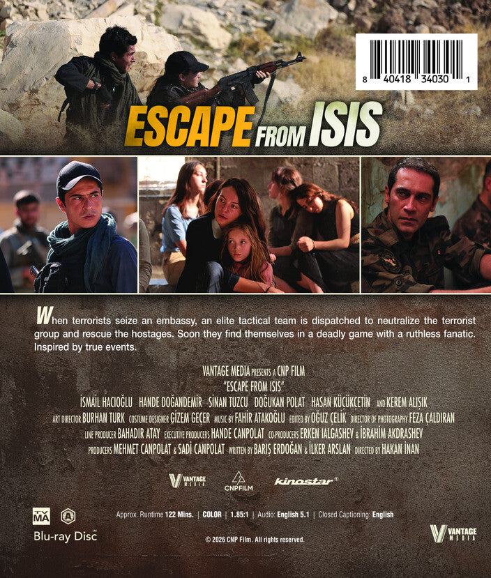 Escape from Isis - Back Panel - 