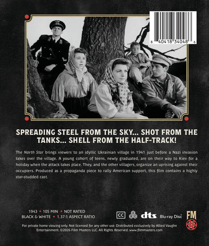 North Star (1943) | Newly Restored Archive Collection [Blu-ray] - Back Panel - 