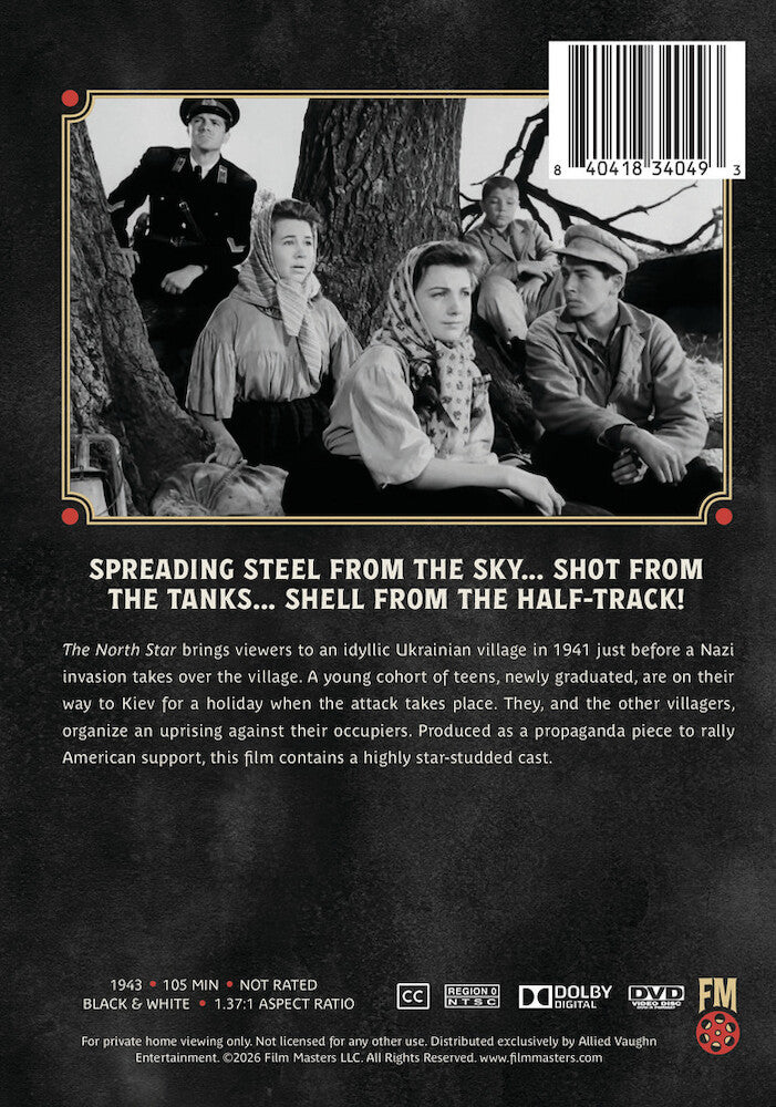 North Star (1943) | Newly Restored Archive Collection - Back Panel - 