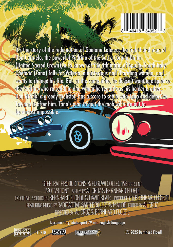 motiv8tion - american muscle cars in the philippines - Back Panel - DVD