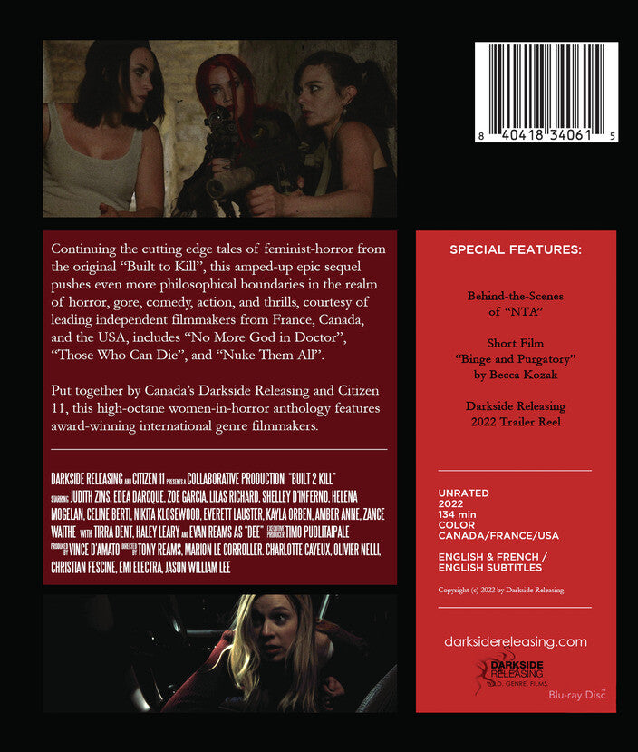 Built 2 Kill - Back Panel - 