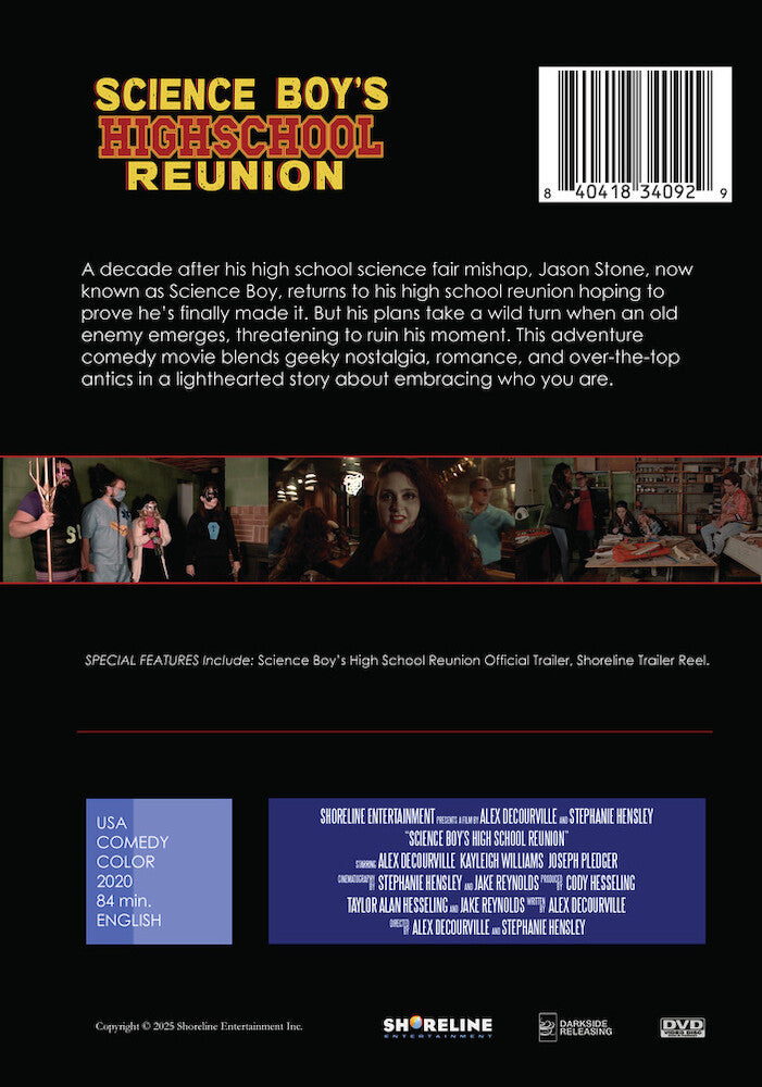 Science Boy's High School Reunion - Back Panel - 