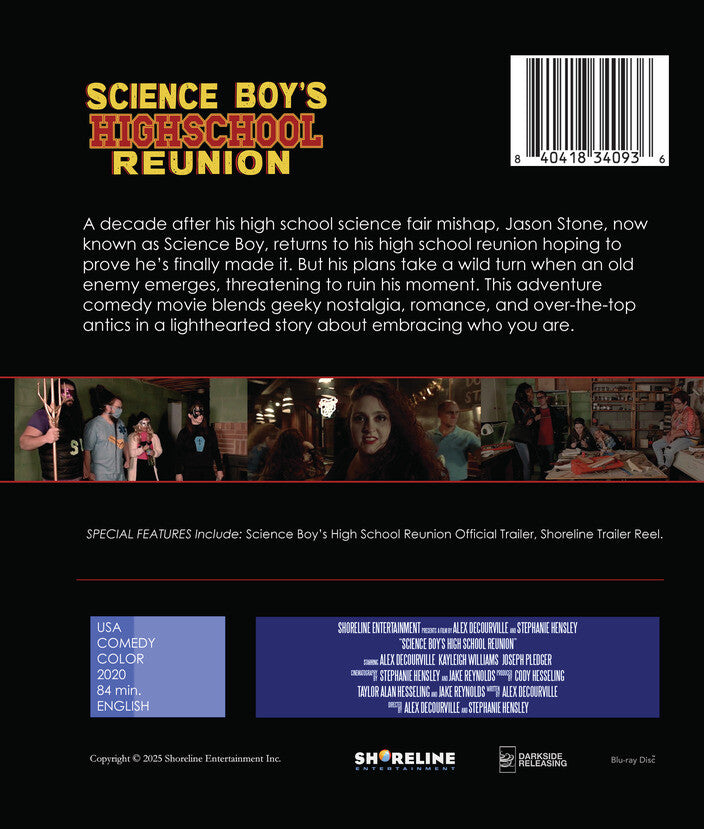 Science Boy's High School Reunion - Back Panel - 
