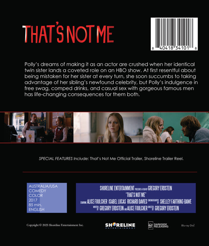 That's Not Me - Back Panel - 