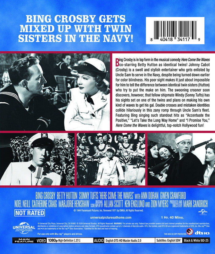 Here Come the Waves - Back Panel - 