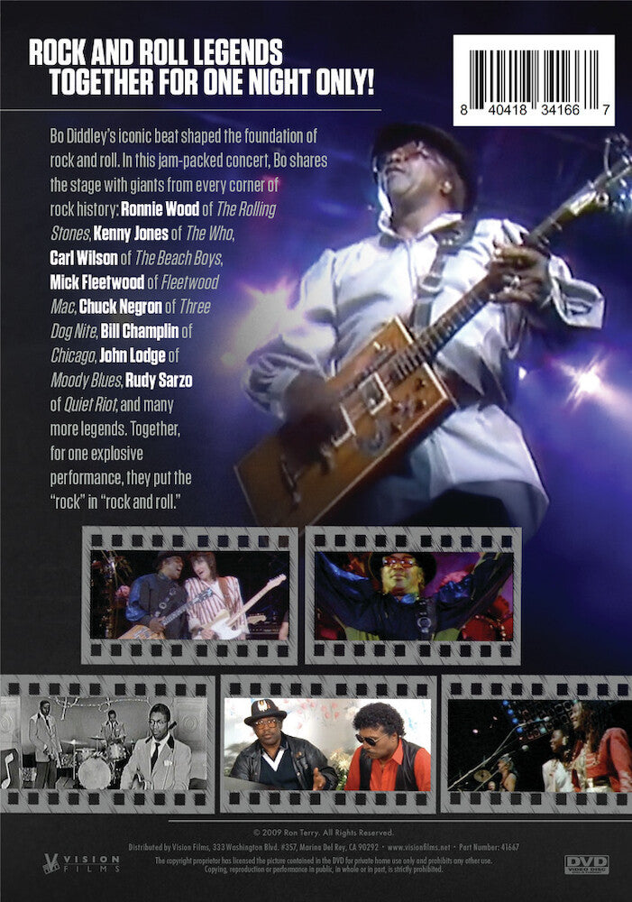 Bo Diddley All Star Jam - Back Panel - 