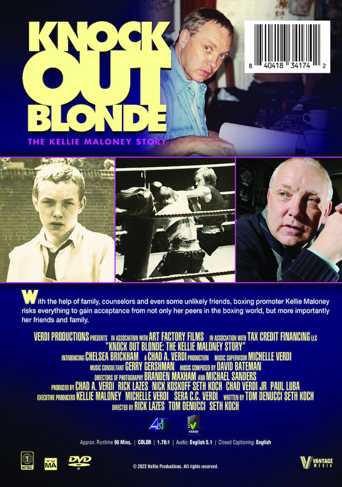 Knock Out Blonde: The Kellie Maloney Story - Back Panel - 