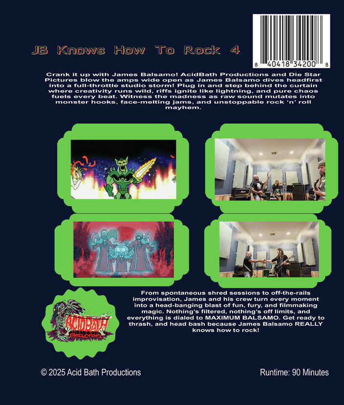 James Balsamo Knows How To Rock 4 - Back Panel - 