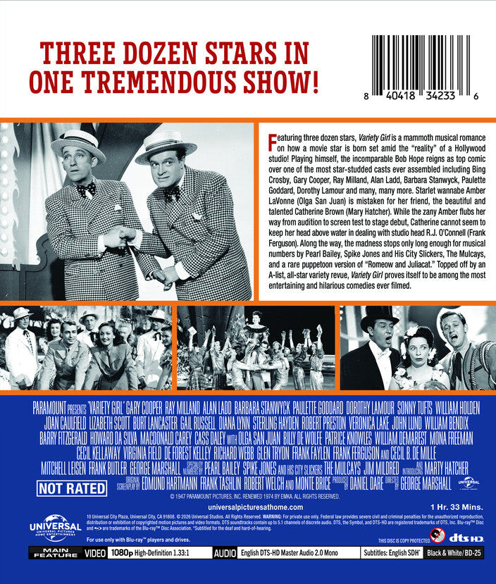 Variety Girl - Back Panel - 