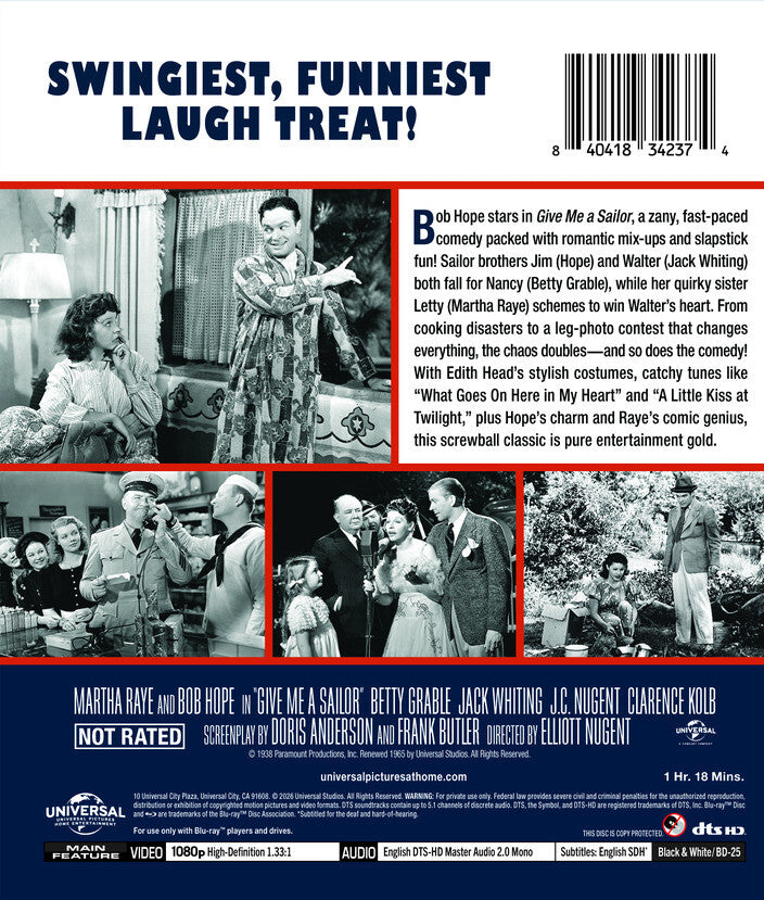 Give Me a Sailor - Back Panel - 