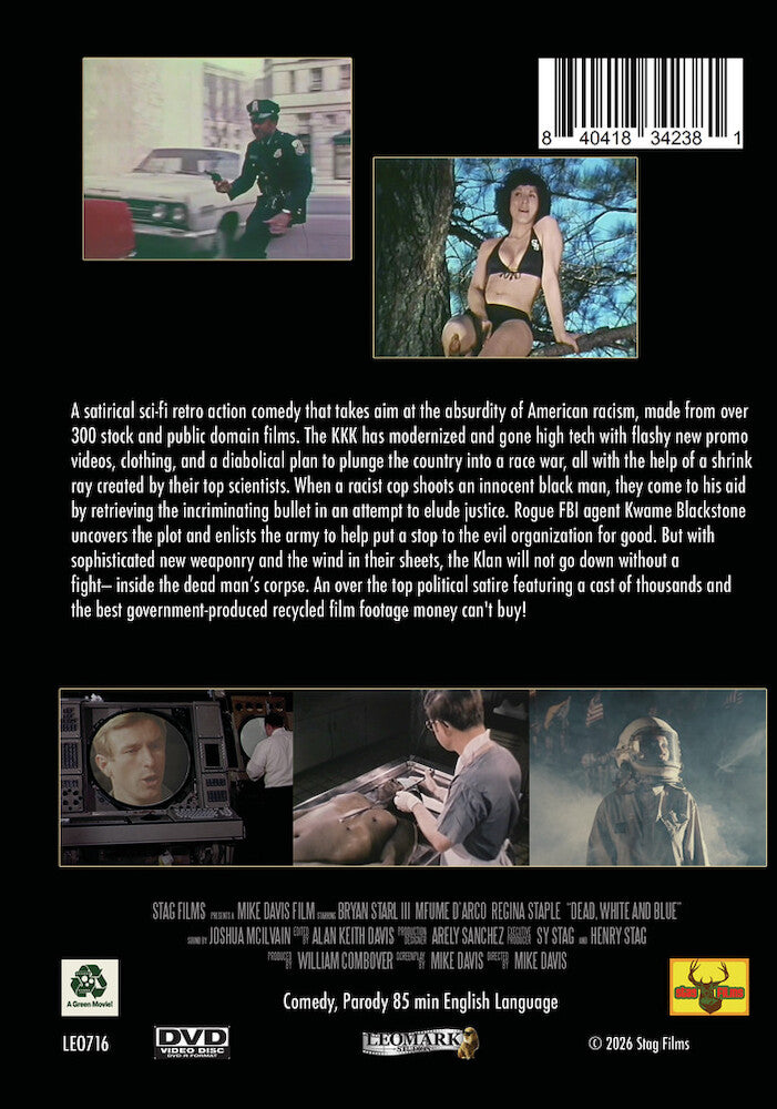 Dead White and Blue - Back Panel - 