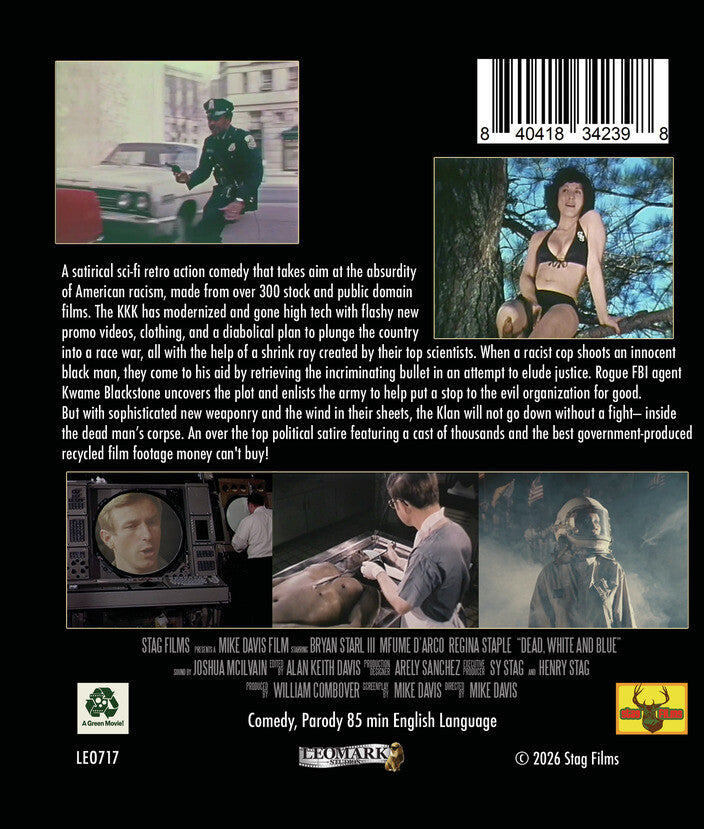 Dead White and Blue - Back Panel - 